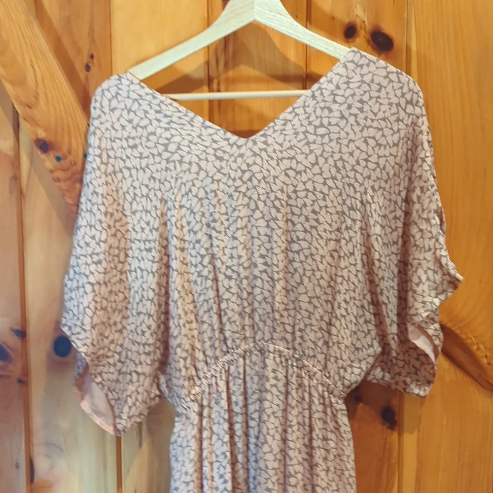 100% Silk Anthropologie Maxi Dress - Picture 5 of 8